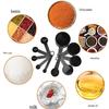Plastic Measuring Spoon & Cup Set with Scale, 10-Piece Kitchen Baking Tools