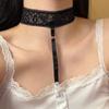 Ретро Кружевное Ожерелье с Т-образным Воротником Интегрированный Подвесной Шейный Ремешок Шейное Ожерелье Украшение для Тела