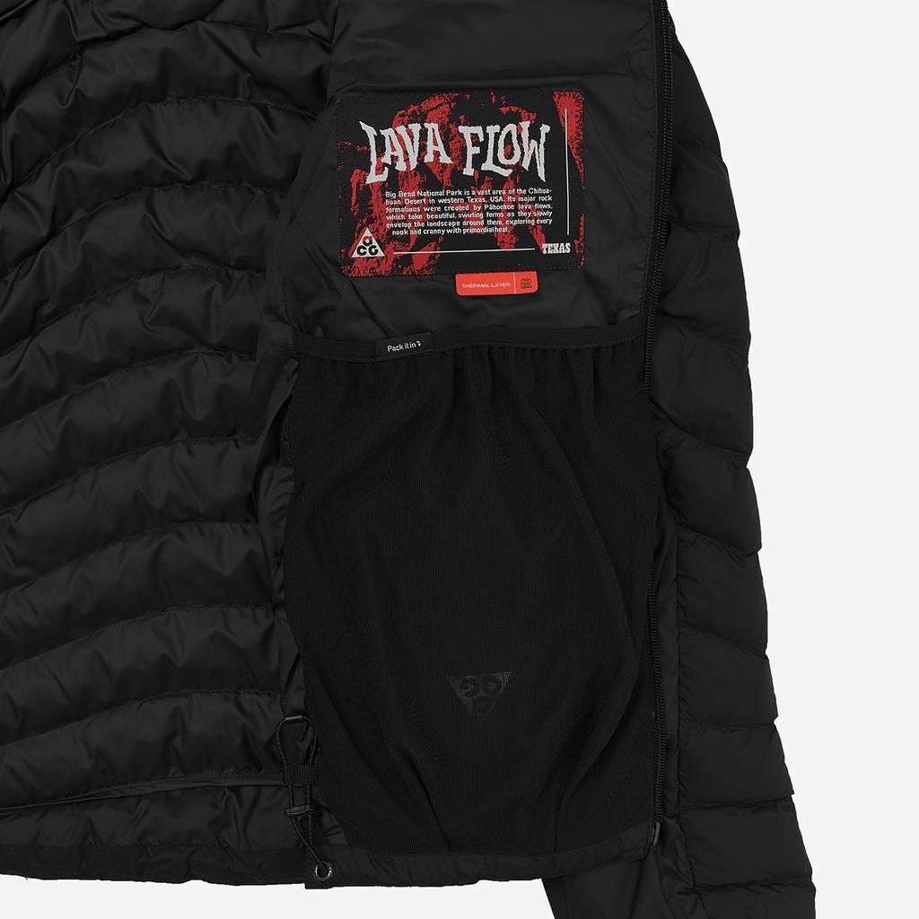 Nike ACG FW25 Lava Flow Therma-FIT ADV Водонепроницаемая Теплая Куртка с Капюшоном и Длинным Рукавом Мужские куртки HJ3736010