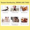Teazen Kombucha Lemon, Berry, Citron, Peach, Pineapple 5 Set (4 Options)