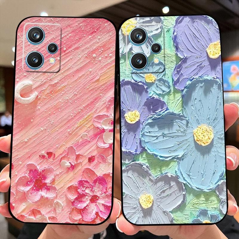 Чехол для Realme 9 9i 4G Fundas 9i 5G Ударопрочный Силиконовый ТПУ Милый Чехол для Телефона для OPPO Realme9 Pro Capa 9 Pro+ 9 Pro Plus Бампер