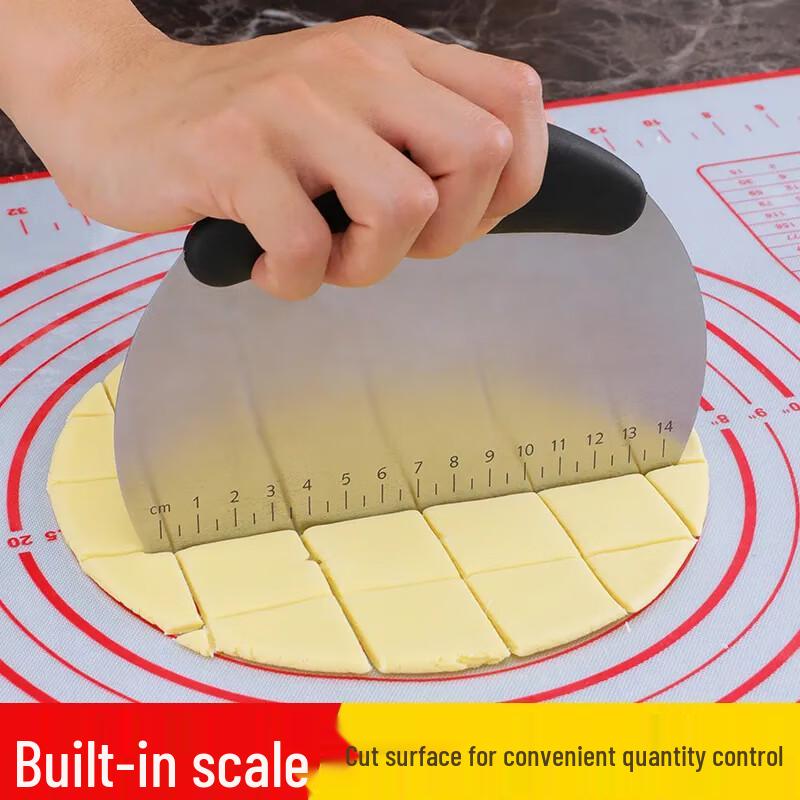 Скребок и резак для теста из нержавеющей стали