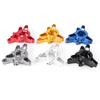 Universal 14mm 17mm 19mm 22mm CNC Aluminum Motorbike Suspension Fork Preload Adjusters Aluminum 2PCS
