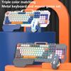 Игровая 108-клавишная проводная клавиатура и мышь, костюм с RGB-лампой для атмосферы, настольный компьютер, ноутбук, компьютер для киберспорта, игровой механический