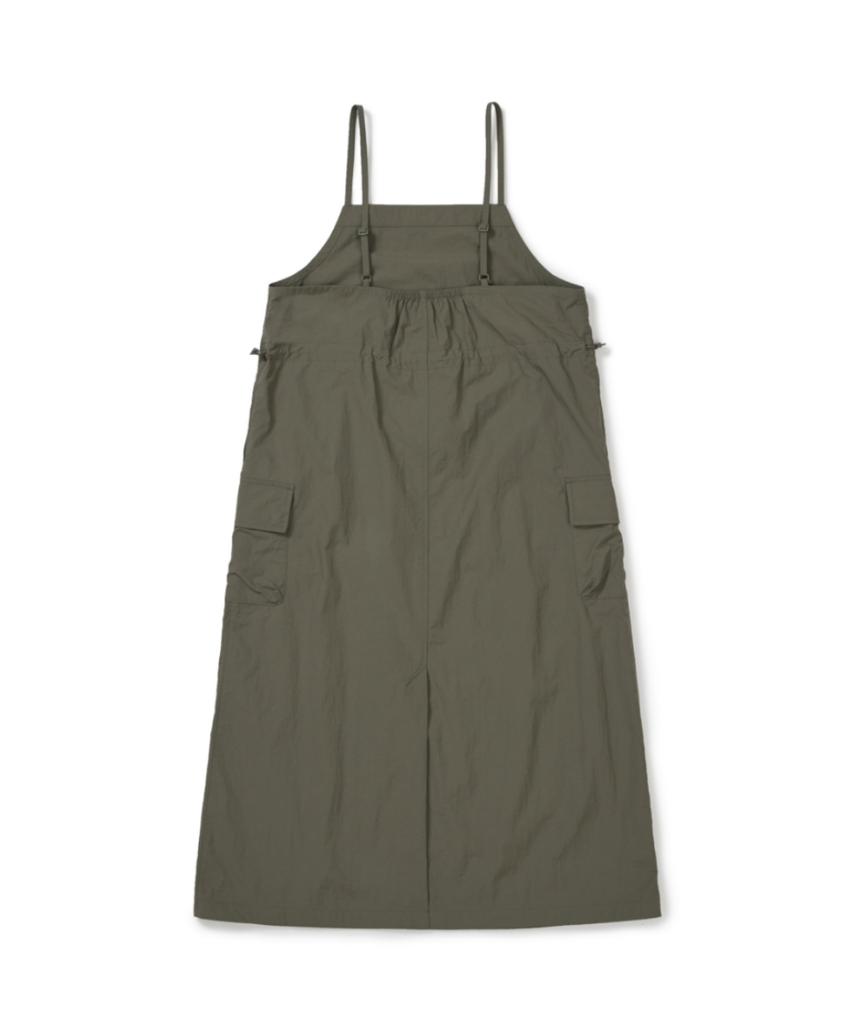 SNOWPEAK APPAREL Безрукавное платье из таслана (S26Mwlop51) хаки