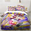 3D Мультяшный DR S-Slump Arale Комплект постельного белья Shet King Twin Double Детский Комплект постельного белья Из микрофибры или Полиэстера Мягкий с Мягкой Тканью Комплекты пододеяльников