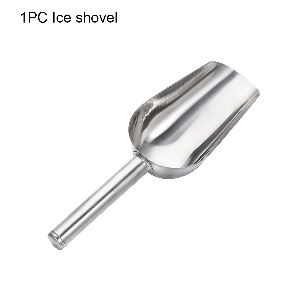 Кухонные инструменты Совок для муки Барные аксессуары Совок для зерна Совок для льда Скребок для льда из нержавеющей стали