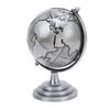 Rotating Globe Adornment Table Desktop Decor Alloy 360 Degree Rotation Crafts S Gray
