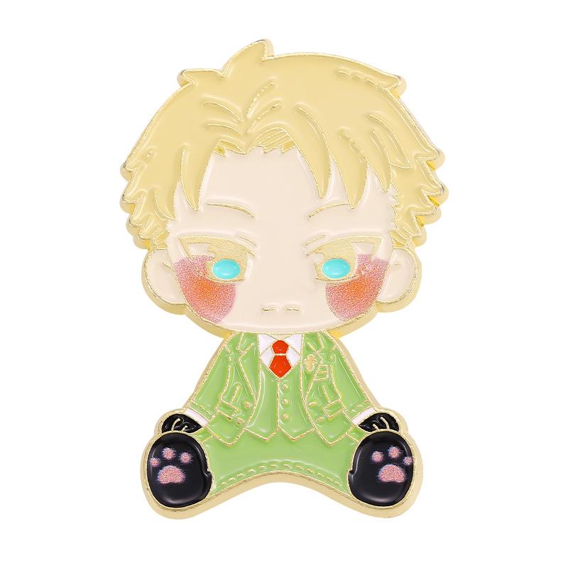 Аниме Модный Персонаж Сплав Брошь Милый И Креативный Значок Для Мужчин Женщин И