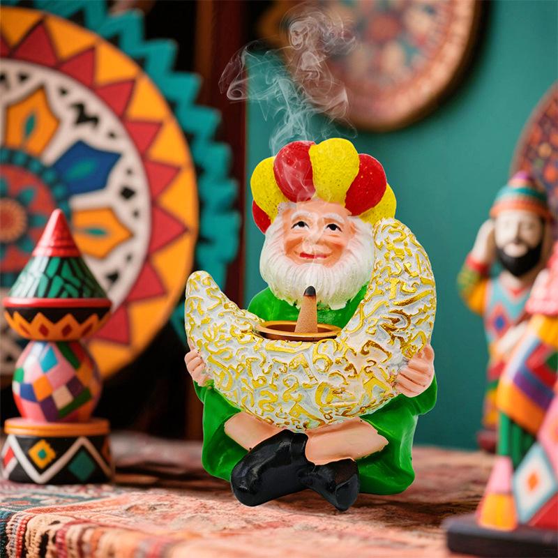 Neoclassical Aladdin's Lamp Resin Crafts – Middle Eastern Style Ornaments