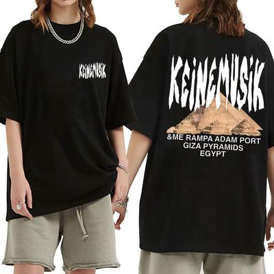 Летняя футболка Keinemusik X Pacha Мужская Женская Модный тренд Уличная футболка с коротким рукавом Мужская хип-хоп 100% хлопок Уличная одежда