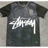 Stussy Signature Soccer Jersey Retro Brazil Argentina Portugal Football Training Shirt Men Women Short Sleeve