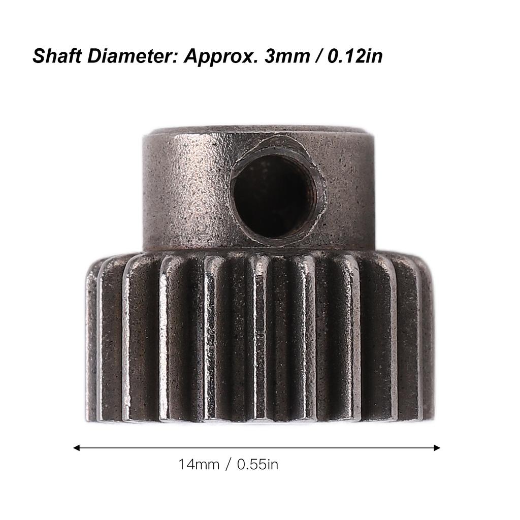 Шестерня Мотора Железная Прочная 14 мм Ведущая Шестерня Мотора с Машинным Винтом для 104001 1/10 Автомобиля на Радиоуправлении