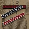 2/1Pcs 3D Metal Limited Edition Logo Car Side Fender Rear Trunk Emblem Badge Sticker Decals Car Decoration Accessories