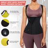 Тренировочный корсет для пота на талии, жилет для женщин, топ для тренировок, сауны, спортивный пояс, рубашка для упражнений, корректирующее белье для контроля живота, майка для похудения, формирователь тела
