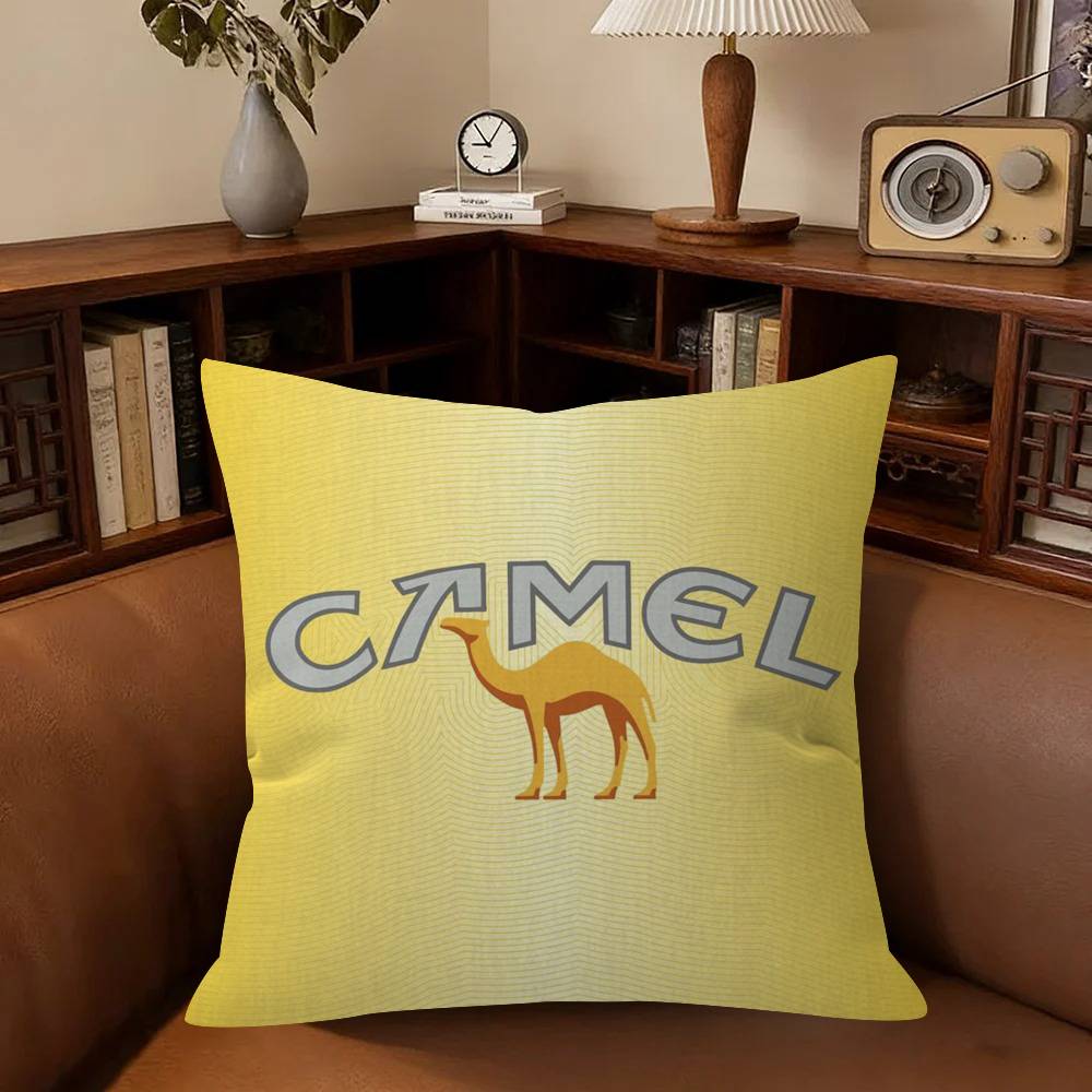 Anime Cushion Cover Decorative Pillow Sofa Home Decor Case Pillow Cases Luxury C-Cameles Logo