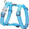 Dog Harness - NC - Flamingo Style - Turquoise - 36-54 Cm - Medium Size