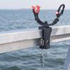 Fishing Rod Holder with Clamp Heavy-Duty Gear Wear-Resistant for Anglers