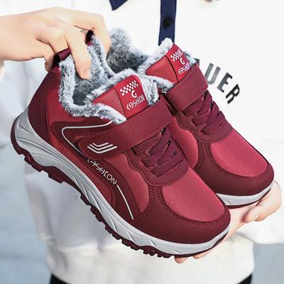 Модные новые зимние женские кроссовки, удобные водонепроницаемые мужские туфли на молнии, пара мягких меховых женских ботинок, плюшевые теплые туфли на платформе