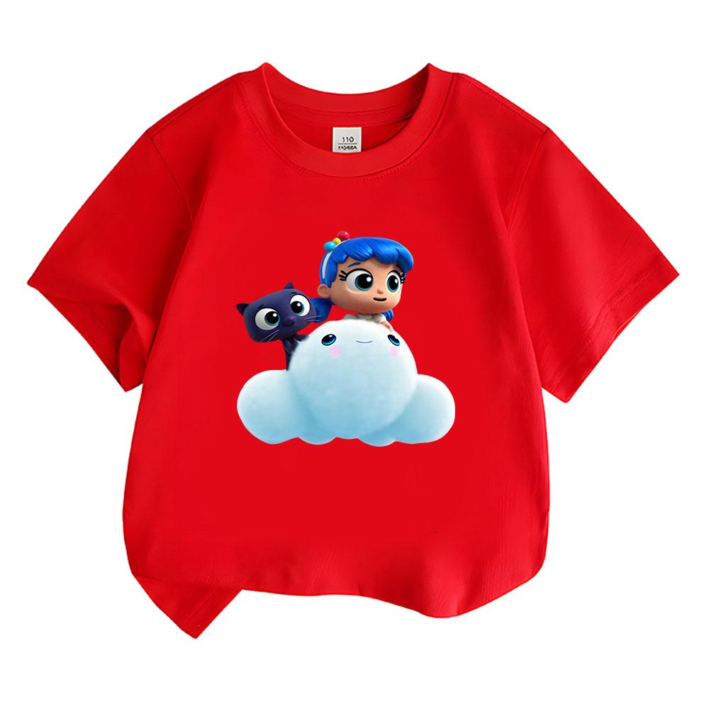 100% Cotton True and The Rainbow Kingdom Children's T-shirt Cute Cartoon Anime Tees Print Kids Tops O-neck Comic Toddler Summer clothes Funny T-shirt