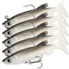 Мягкий Пластик Сильно Влияет Приманки Poddy Mullet Flathead Jig Heads Barra Cod Рыболовные Приманки Рыба Т-Хвост Мягкая Наживка Дорожная Приманка
