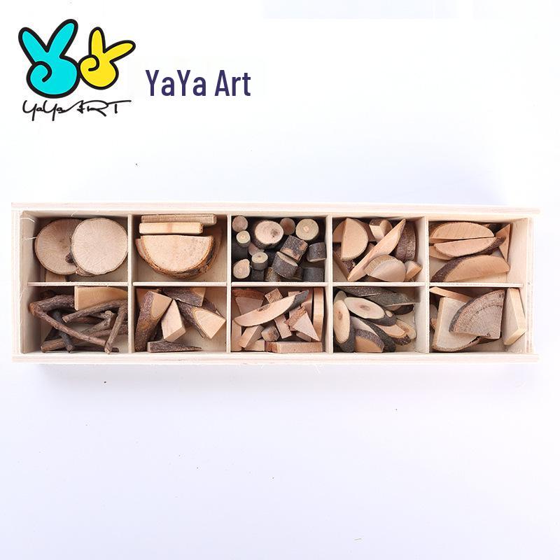 Wood Chips & Tree Slices Activity Kit for Kindergarten