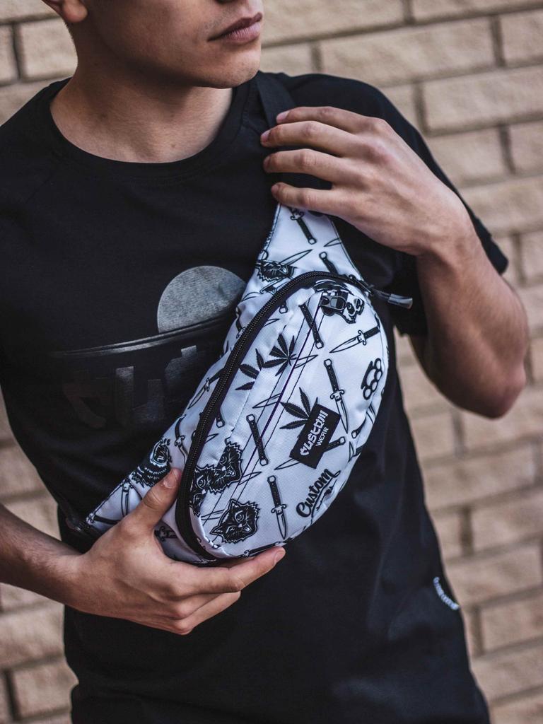 Bananka Belt Bag for Men Custom Wear Triada Gangster Black