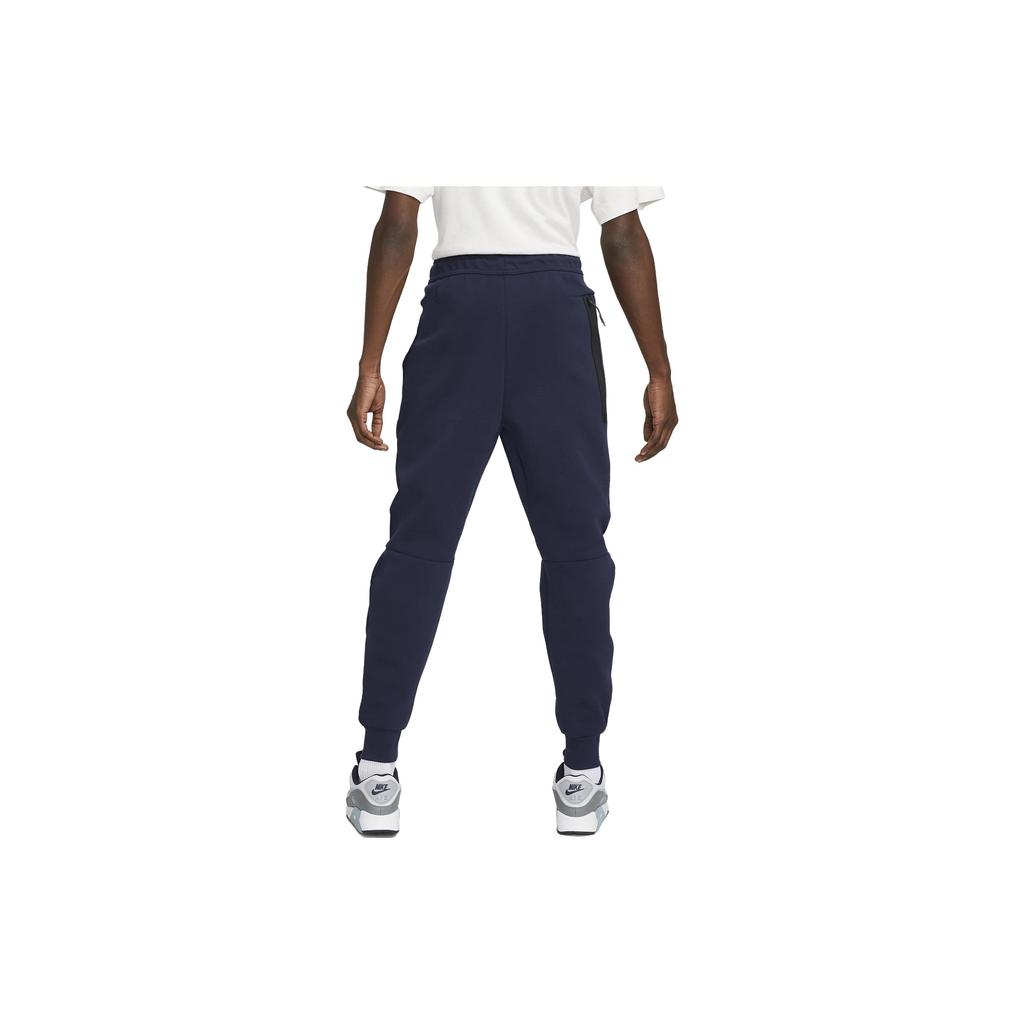 Nike Мужские трикотажные джоггеры Chelsea FC Tech Fleece с вышивкой логотипа, на шнурке, с манжетами, темно-синие DM2900-419