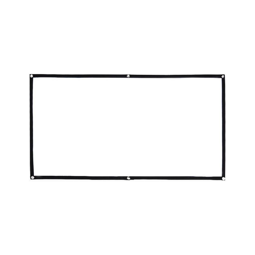 Портативный проектор 60/70/84/100/120/150 дюймов HD 16:9-диагональный проекционный экран, складной домашний кинотеатр для настенной проекции в помещении и на открытом воздухе