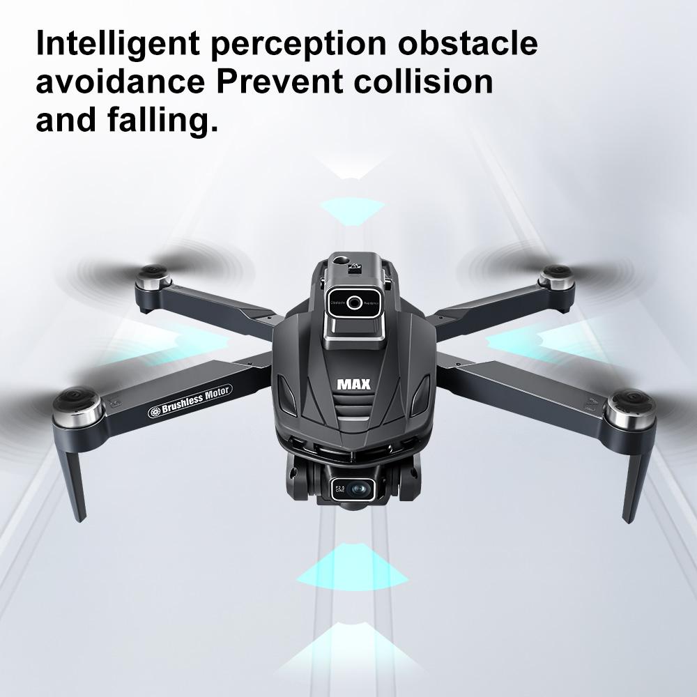 2025 New GPS Drone Profesional 8K HD Camera Folding RC Drone With Screen Remote Control Obstacle Avoidance Optical Flow V168 Max