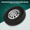 2PCs Front Wheel for Tamiya 1/14 RC Truck Tractor with Aluminum Alloy 10 Hole Wheel Hub