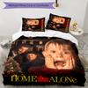 Home Alone 3pcs Bedding Set Duvet Cover Closure Includes 1 Duvet Cover & 2 Pillowcases for All Seasons Bedroom Home Dorm Decor