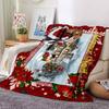 1Pc Christmas Nativity Scene Blanket Soft Throw Blanket For Home Bedroom Bed Sofa Travel Office Solid Christmas Blanket