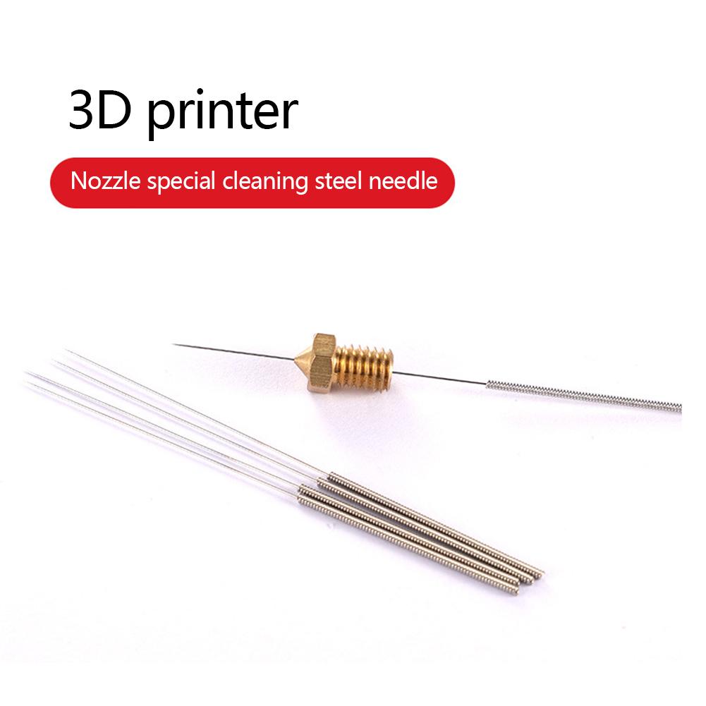 5 шт. Инструменты для 3D-принтера, иглы для очистки сопел из нержавеющей стали, сопло E3D V6, сопло MK8, игла для сверления сопел для 3D-принтера Ender 3 V2