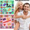Настольная игра Adultopoly Couple Opoly Карты развлечений Игры для пар Портативная для улицы