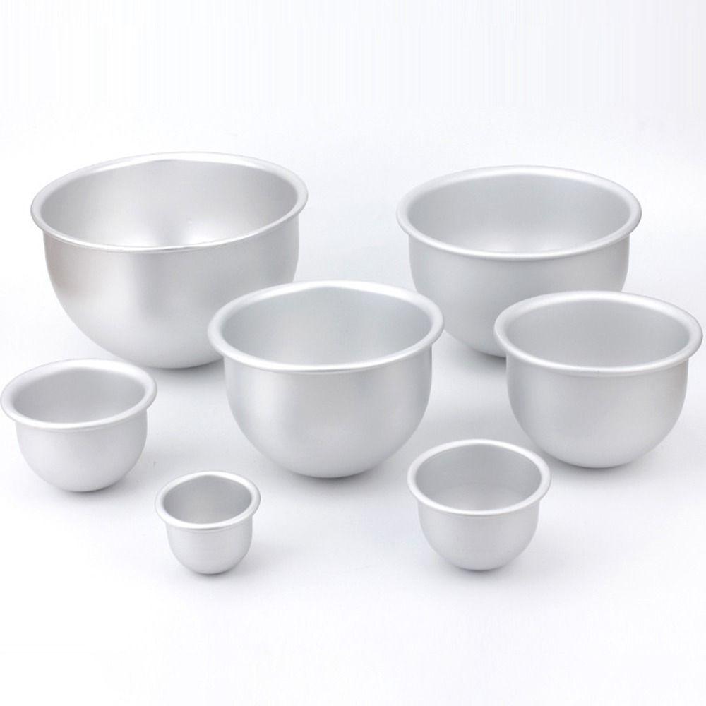 Aluminum Zinc Zinc Alloy Half Round Ball Cake Mold Semicircle Doll Dress Cake Mold Pudding