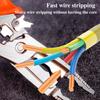 10 In 1 Hand Tool Multifunct Wire Stripper Heavy Duty Universal Pliers Wire Stripper Cable Cutter Terminal Crimping Hand Tool