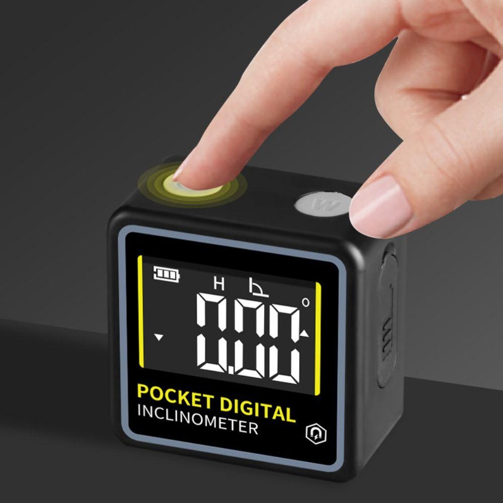 Waterproof Electronic Angle Protractor LCD Backlight Angle Finder Level Gauge  Construction