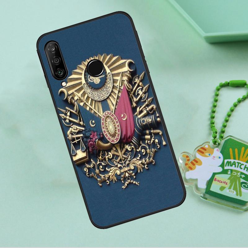 Герб Османской империи для Huawei Nova 8i 11i 12i 12s 9 10 SE Y90 Y60 Y70 Y72 Y61 Y91 P20 P30 P40 Lite P60 Pro Чехол
