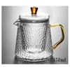 Hammer Patterned Glass Teapot Heat-resistant Transparent Filtering Kung Fu Tea Making