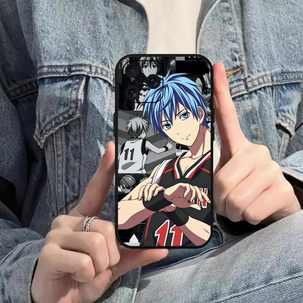 Чехол для телефона Bilibili Anime Kuroko Basketball для iPhone Mini 11 12 13 14 15 Pro XS Max X Plus SE XR, черный мягкий чехол