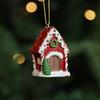 Resin Christmas Tree Pendant Pendant Pendant Ornament Elk Doll Ornament Christmas Decoration Supplies