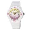 Casio Chip Casio Digital Watch, White, Pink, Yellow, LRW-200H-4E2 [Parallel Import]