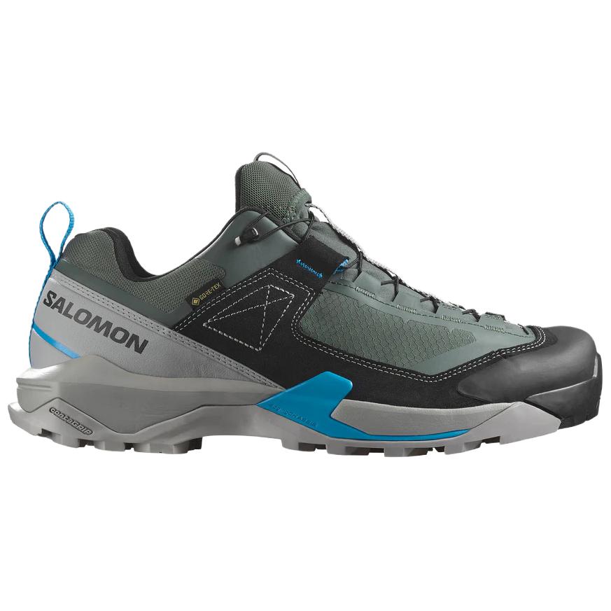 SALOMON X Ultra Alpine Кожа Мода Удобная Амортизация Водонепроницаемая Поддержка Низкий Верх Походная Обувь Мужская Походная Обувь Серо-Синяя 478149
