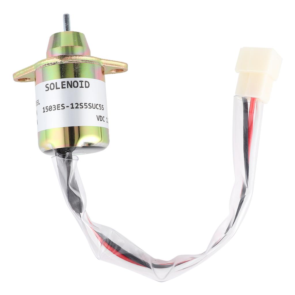 Fuel Shut Off Solenoid Shutdown Valve 119653 77950 Replacement for 4TNV94L SFN 4TNV98L SFN Engine