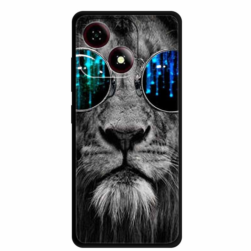 Чехол для ZTE Blade A35e Global Мягкий силиконовый чехол для телефона для ZTE Blade A35 E Пылезащитная задняя крышка Лунный Волк Coque для ZTE A35E