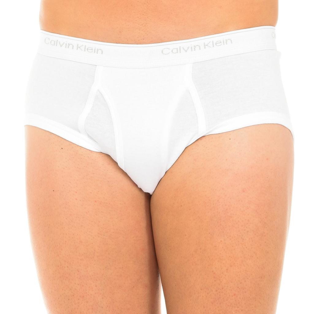 Pack of 3 U1000A Men's Breathable Fabric Briefs with Front Opening