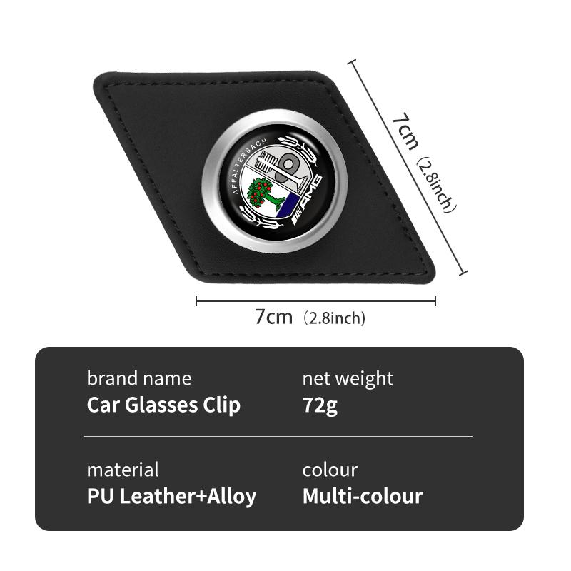 Car Sun Visor Glasses Clip Card Ticket Holder Fastener For Mercedes Benz AMG A B C E S G Class A180 CLK CLA GLE GLC W212 C200