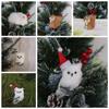 Plush Simulation Owl Bunny Christmas Tree Hanging Cute Animal Models Christmas Gifts