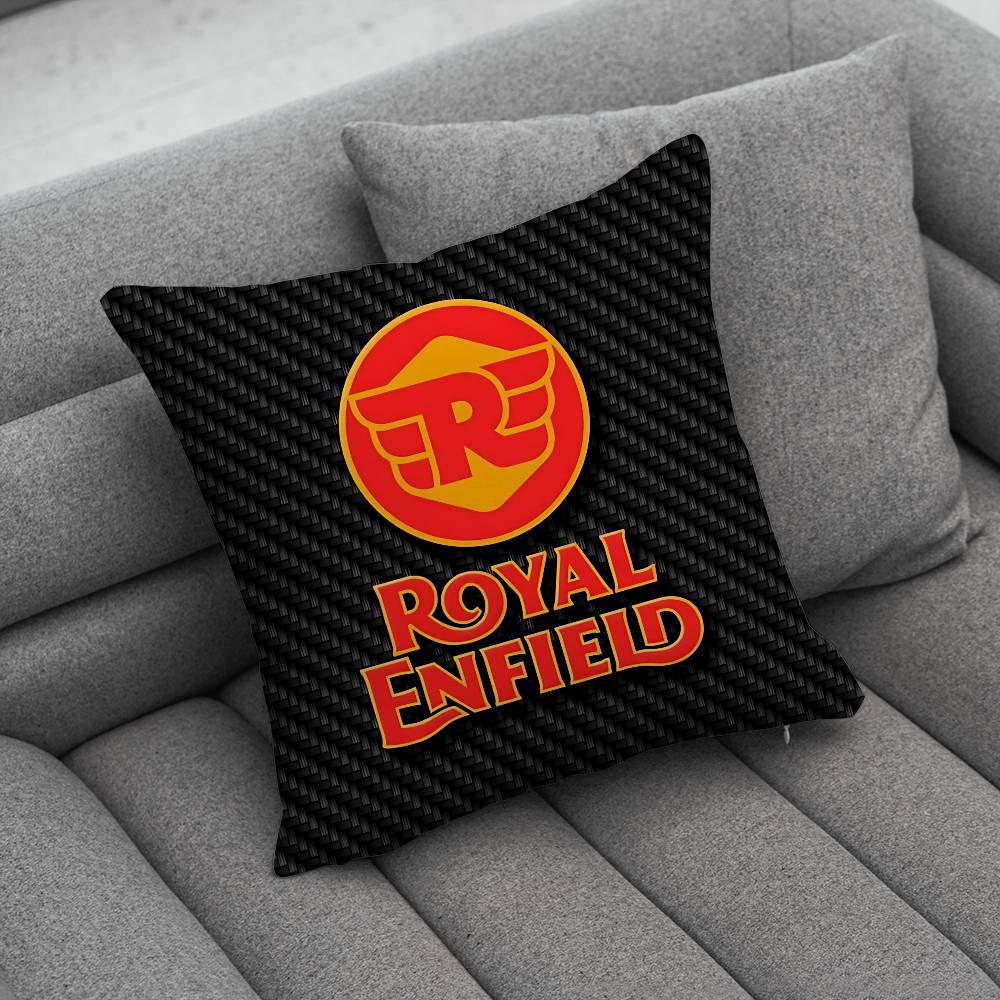 RROYALS EENFIELDS Logo Pillow Case Pillowcase Home Sofa Cushions Car Cushions Pillowcover Office Pillowshell Pillow